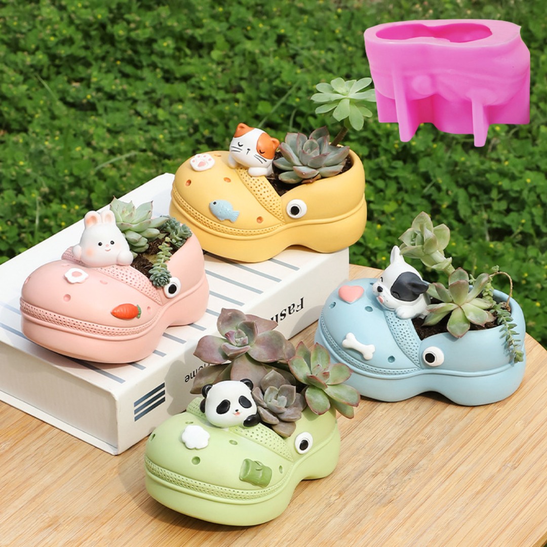 3D Animal Slippers Succulent P - đánh giá và giá Echeveria Succulent