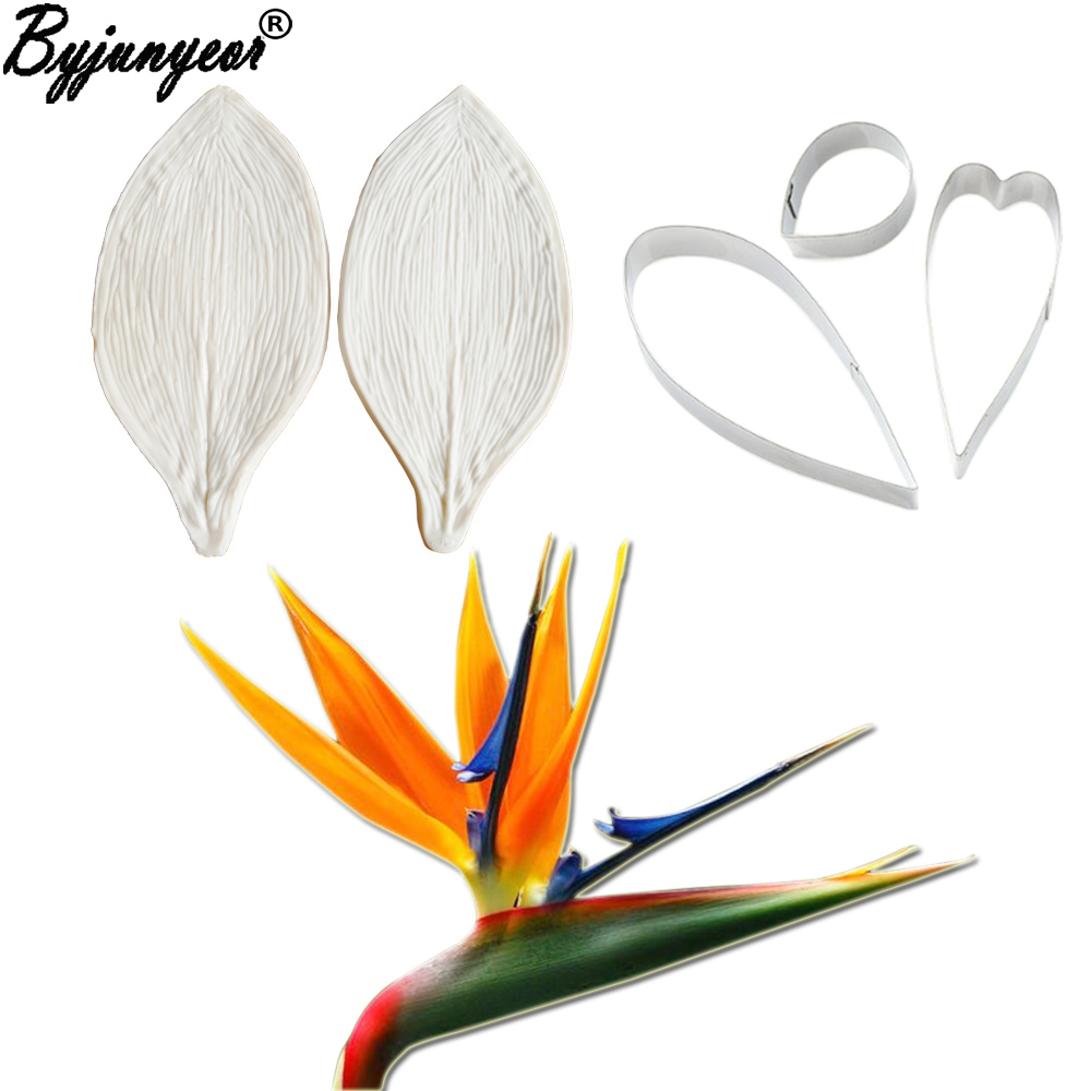 Lớn Gumpaste Strelitzia Chim T - đánh giá và giá Bird Paradise Strelitzia