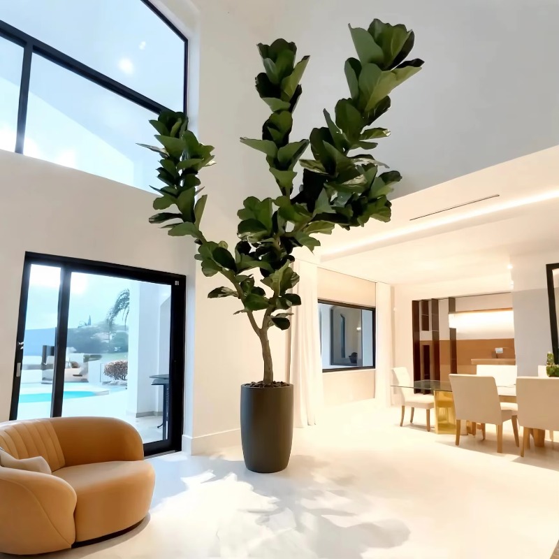 Artificial Plants Indoor Potte - đánh giá và giá Ficus Lyrata Tree