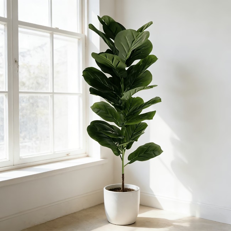 1Pc 100cm Artificial Ficus Lyr - đánh giá và giá Ficus Lyrata Tree