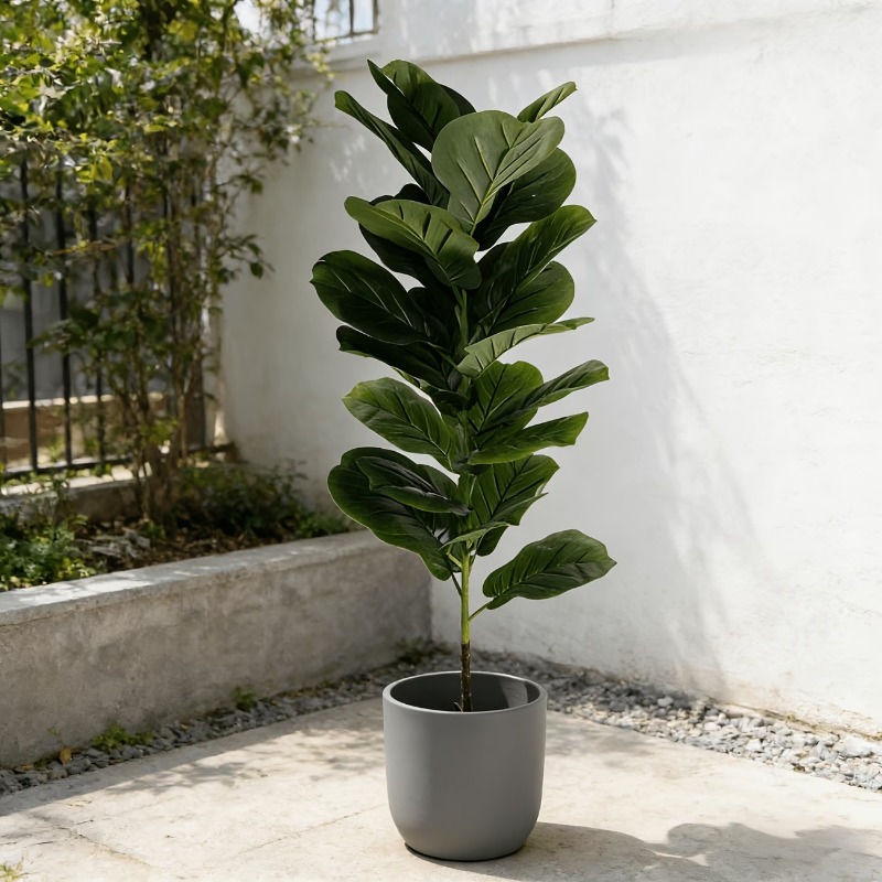 1Pc 100cm Artificial Ficus Lyr - đánh giá và giá Ficus Lyrata Tree