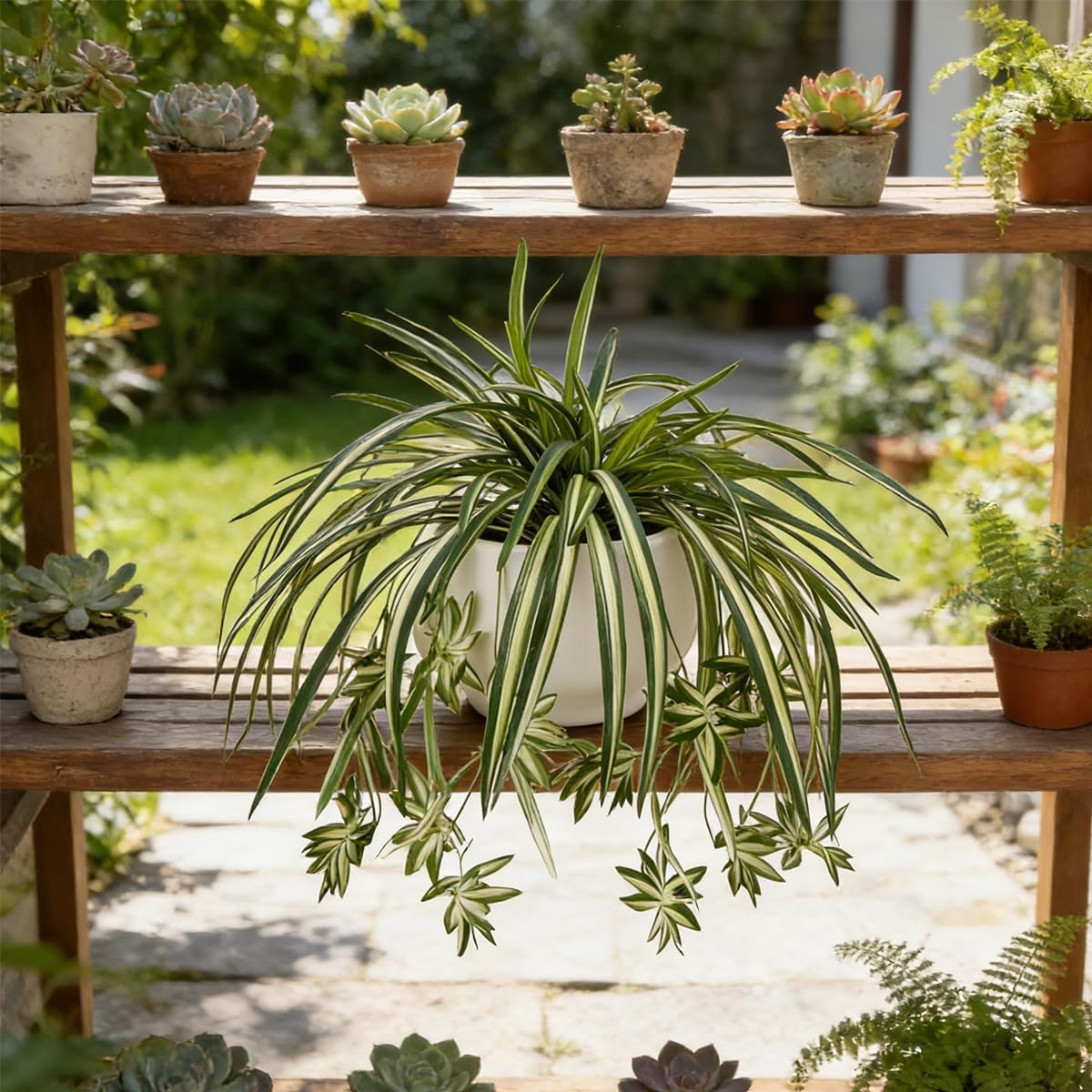 4PCS Artificial Hanging Spider - đánh giá và giá Spider Plant Hanging