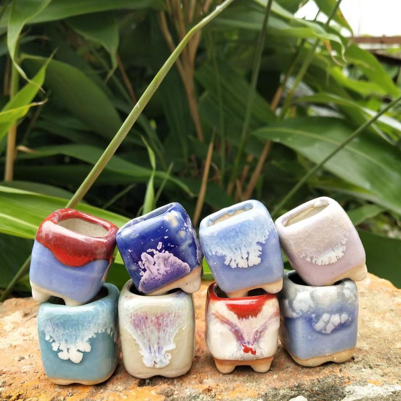 10Pcs Mini Ceramics Fowerpot M - đánh giá và giá Echeveria Succulent