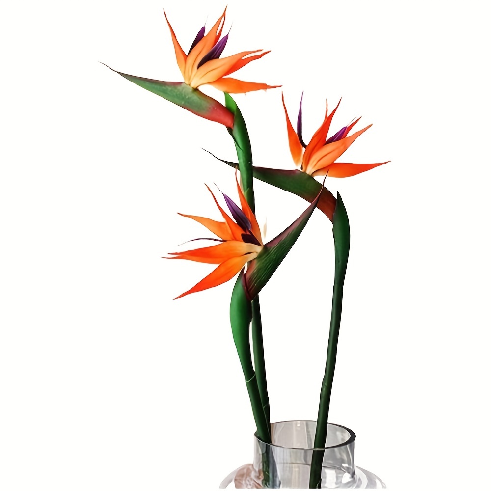 3pcs Artificial Bird Of Paradi - đánh giá và giá Bird Paradise Strelitzia