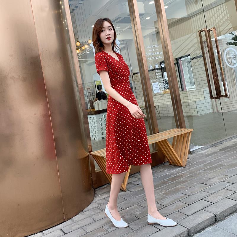 Chiffon Wrap Women Dresses Mid - đánh giá và giá Aglaonema Red