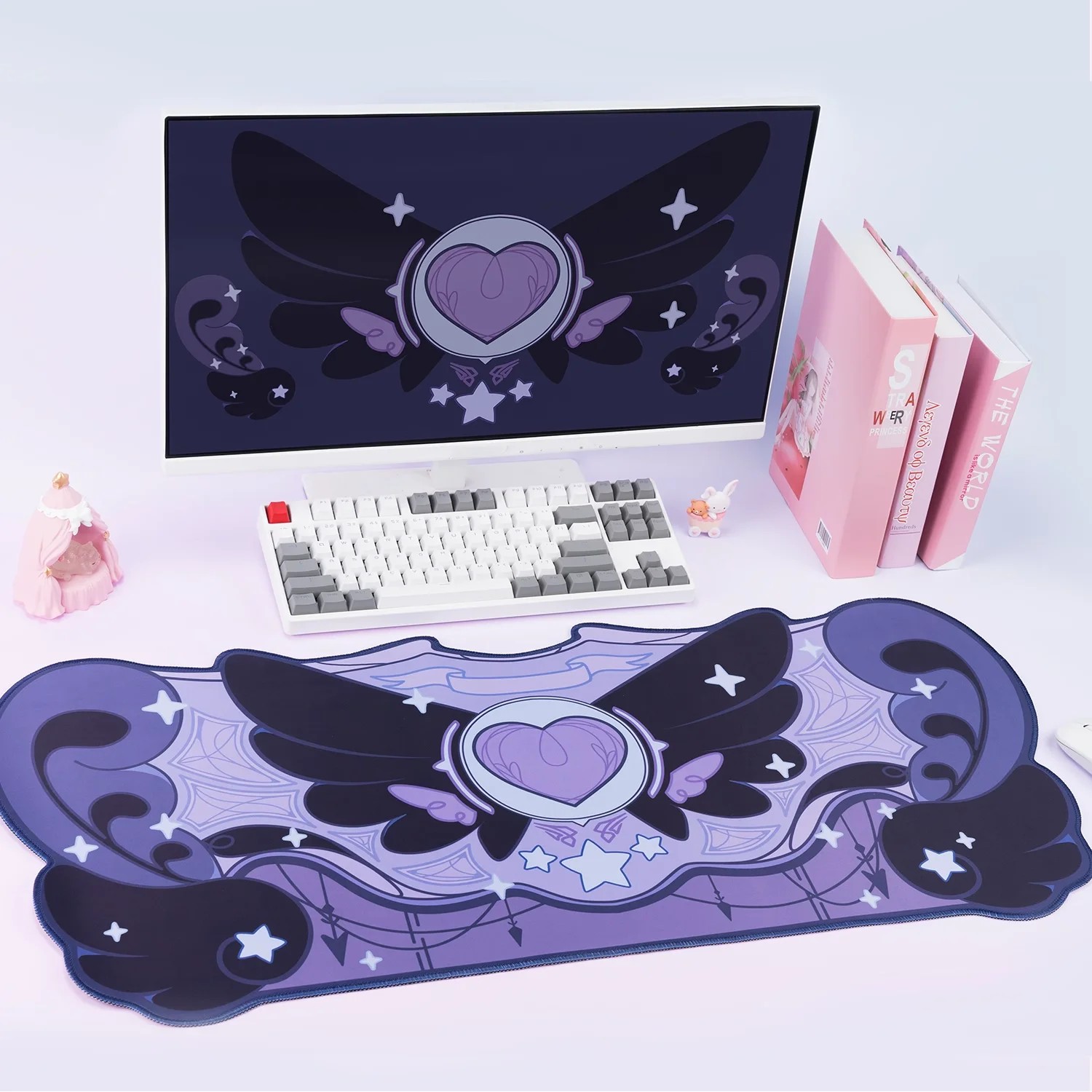 VIKAMA Mouse Pad Desk Mat Irre - đánh giá và giá Tradescantia Purple