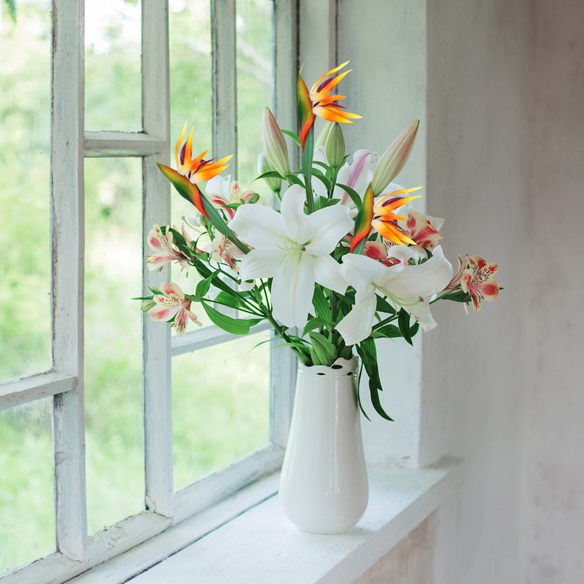 Faux Bird of Paradise Plant Ar - đánh giá và giá Bird Paradise Strelitzia